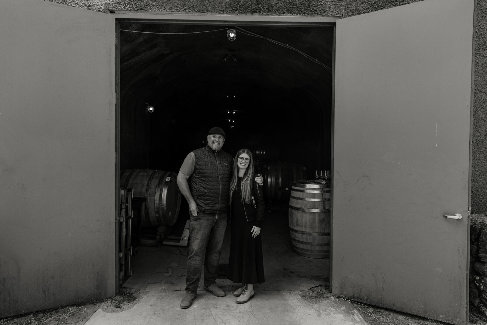 Haynes Vineyard Winemaker Matt Taylor and Estate Director Michaela Murphy